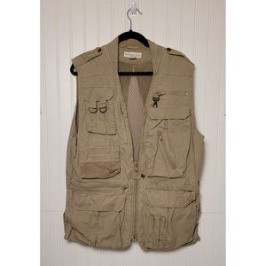 Vintage Banana Republic Safari Photographers Vest, Size Medium